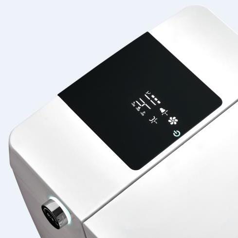 Boosicavelly Square Bidet Toilet with Heated, Deodorizing, Soft Close - FZUBTO4-W