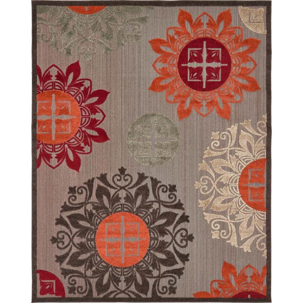 Indoor/Outdoor Chicago Brown 8' 0 x 10' 0 Area Rug price history on PriceWatchPro
