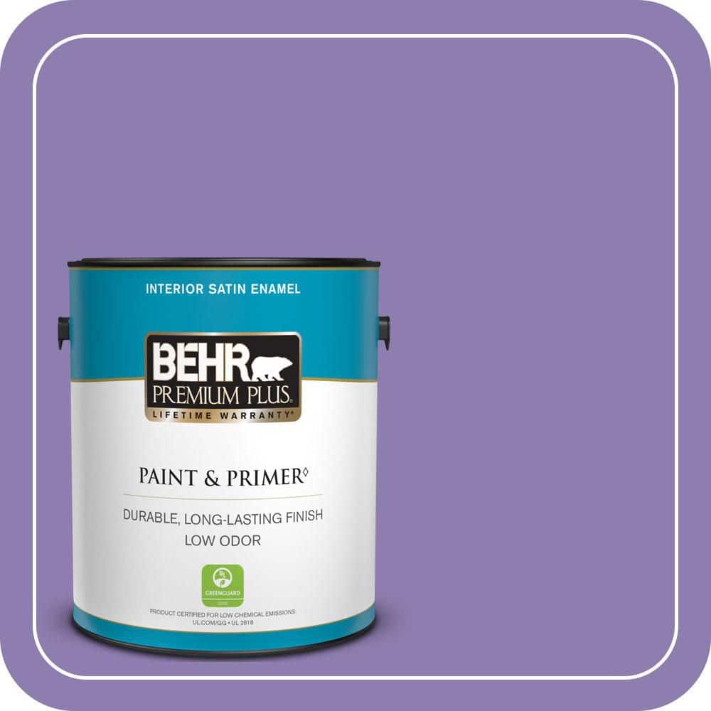 1 gal. #PPU16-04 Purple Agate Satin Enamel Low Odor Interior Paint & Primer price history on PriceWatchPro