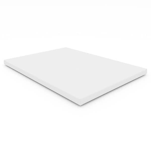 Costway 3 in. Queen Gel-Infused Memory Foam Mattress Topper with Removable and Washable Cover