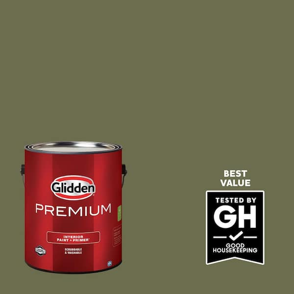 Glidden Premium 1 gal. PPG1123-7 Rustling Leaves Eggshell Interior Paint