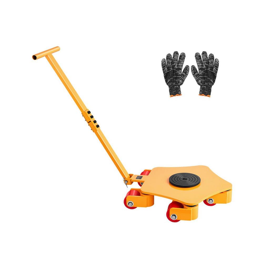 Machine Skate, 8800 lbs. Machinery Moving Skate, with 360° Rotation Cap and PU Swivel Rollers, with Handle price history on PriceWatchPro