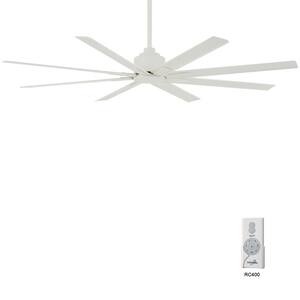 Minka-Aire F896-65-BNW Xtreme H2O 65 Inch Outdoor Ceiling Fan with DC Motor in Brushed Nickel Wet Finish