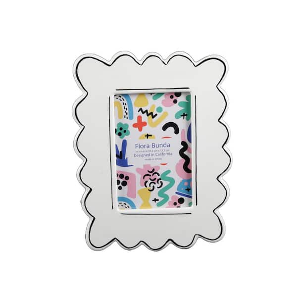 Flora Bunda 4 x 6 Wavey with Sideline Ceramic Frame