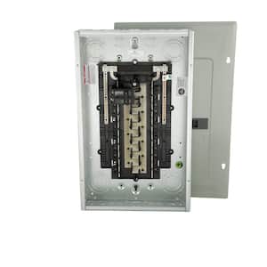 BR 100 Amp 20-Space 40-Circuit Indoor Main Breaker Load Center with Combination Cover
