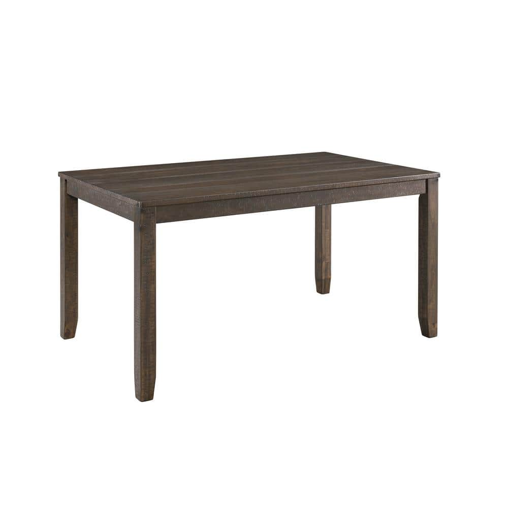 Powell 7-Piece Dark Walnut Polyster Dining Set