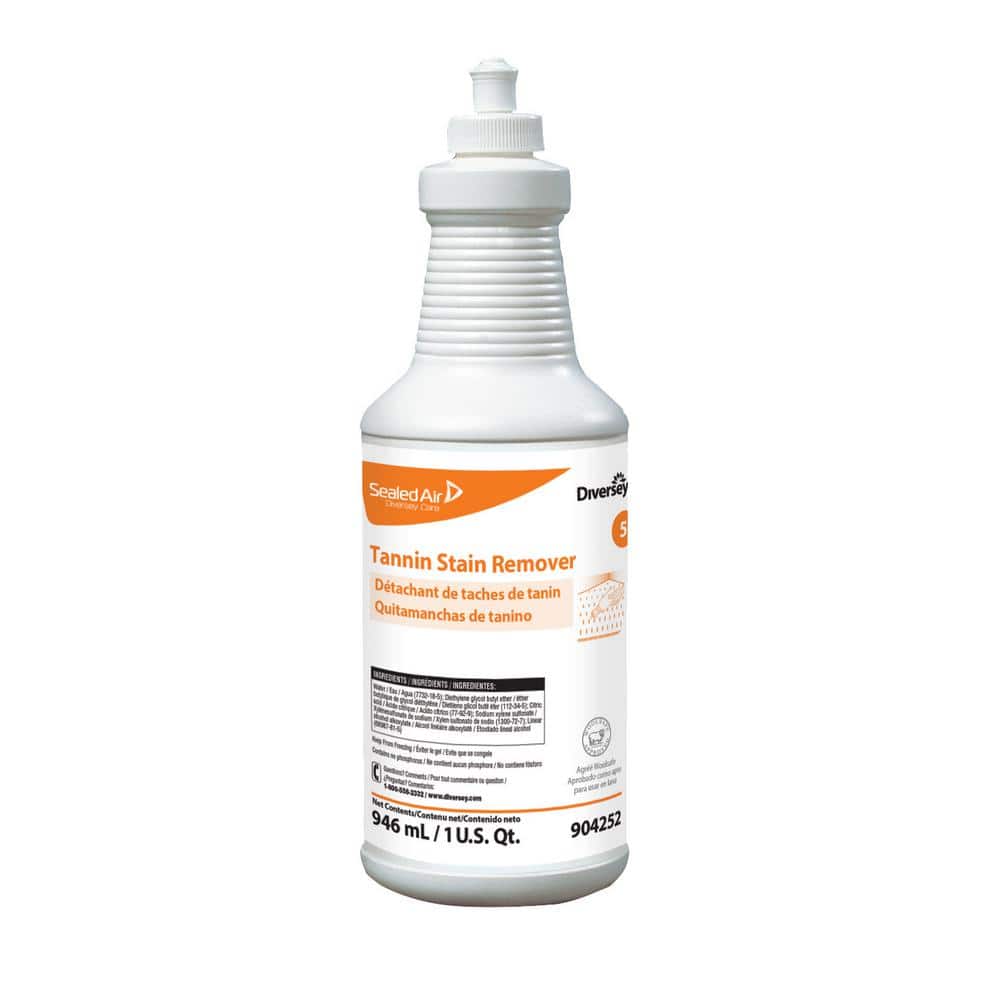 Diversey Tannin 32 oz. Floor Stain Remover Cleaner RTU Stain Remover (6 ...