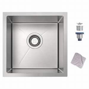 Stainless Steel 14 in. Single Bowl Sink Undermount Kitchen Sink without Workstation