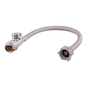 1/2 in. SharkBite Max Push-to-Connect x 7/8 in. Ballcock x 16 in. Brass Angle Stop Toilet Connector