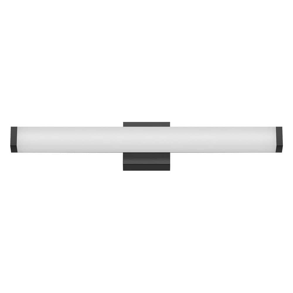 25 in.1-Light Black LED Vanity Light Bar Dimmable Wall Sconce Modern Bathroom Light Fixture Over Mirror Cool White Light price history on PriceWatchPro