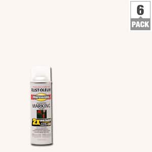 15 oz. Clear 2X Distance Inverted Marking Spray Paint (6-Pack)