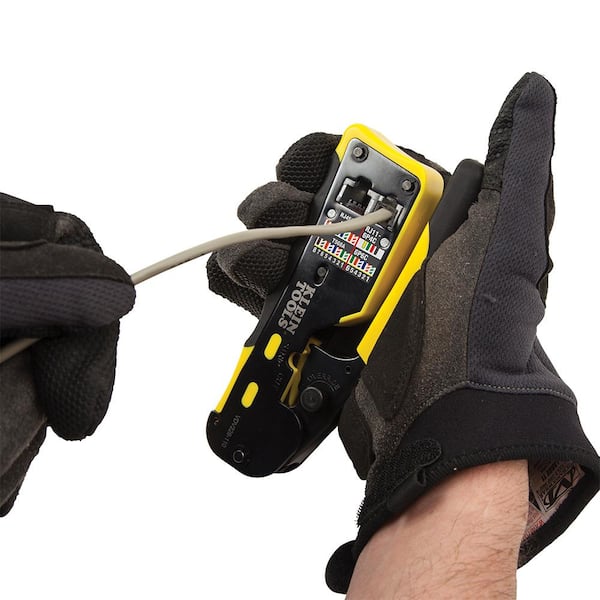 Ratcheting Wire Crimper / Stripper / Cutter, for Pass-Thru