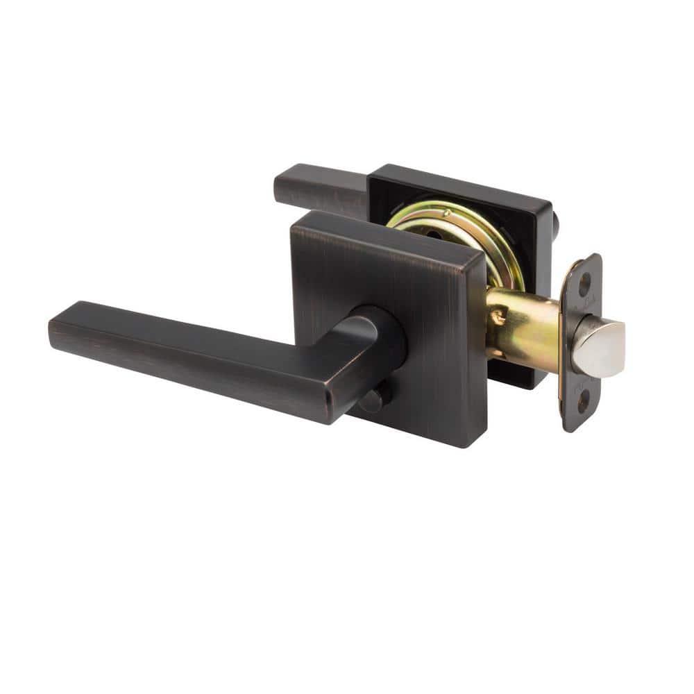 Verona Tuscan Bronze Pushbutton Privacy Bed/Bath Door Handle price history on PriceWatchPro