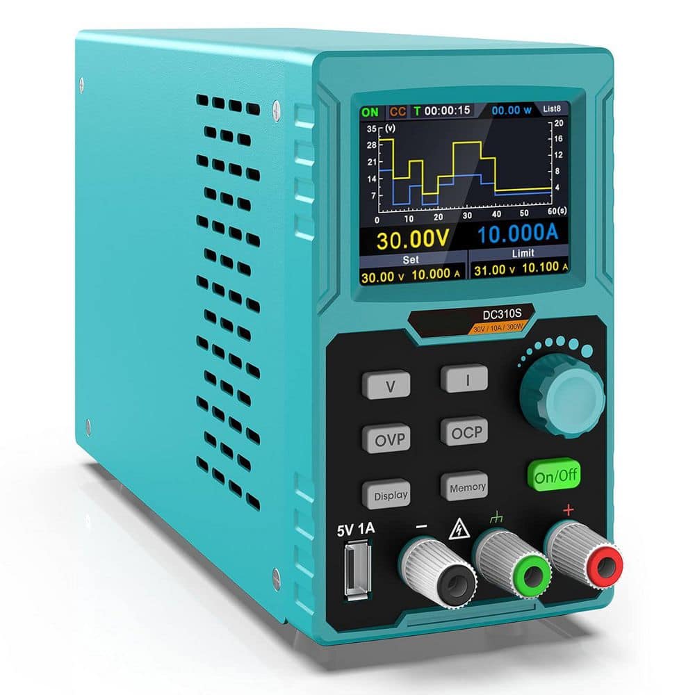 Programmable DC Power Supply 0-30V 0-10A 110V Input High Precision 4-Digit Display Multiple Protection USB Charging price history on PriceWatchPro