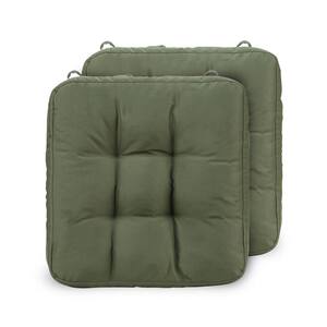 16.5 x 3.5 2-Piece Outdoor Sectional Replacement Cushion in Dark Green