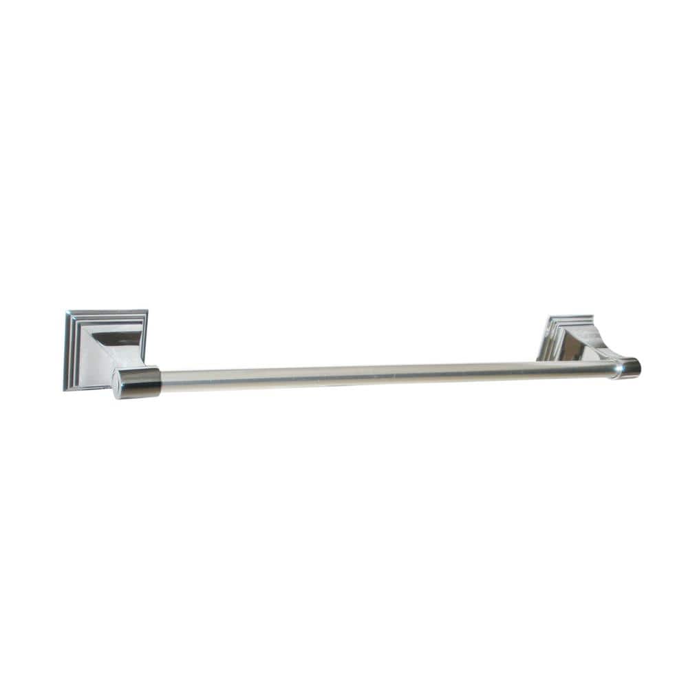 Leonard 18" Polished Chrome Wall Mounted Towel Bar
