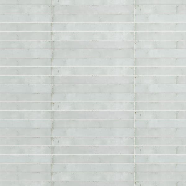 Phoenix Light Grey 1-7/8 in. x 17-3/4 in. Porcelain Floor and Wall Tile (7.42 sq. ft./Case)