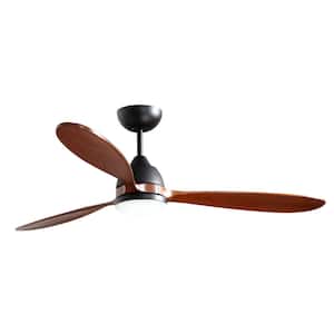 Koho 52 in. Integrated LED Oil Rubbed Bronze Ceiling Fan with Light with Remote Control