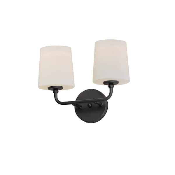 Maxim Lighting Bristol 2-Light Black Wall Sconce