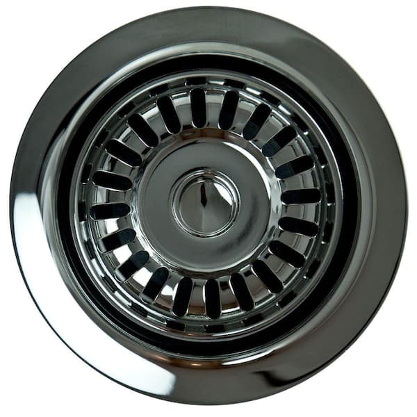 Unbranded Garbage Disposal Stopper/Strainer in Polished Chrome