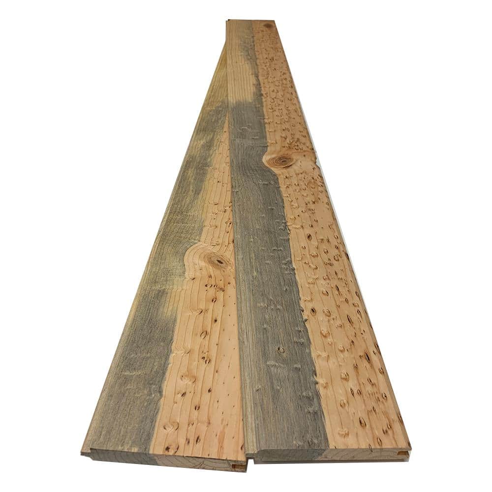 1 in. x 6 in. x 6 ft. Blue Stain Pine Tongue and Groove Siding Board (2-Pack) price history on PriceWatchPro