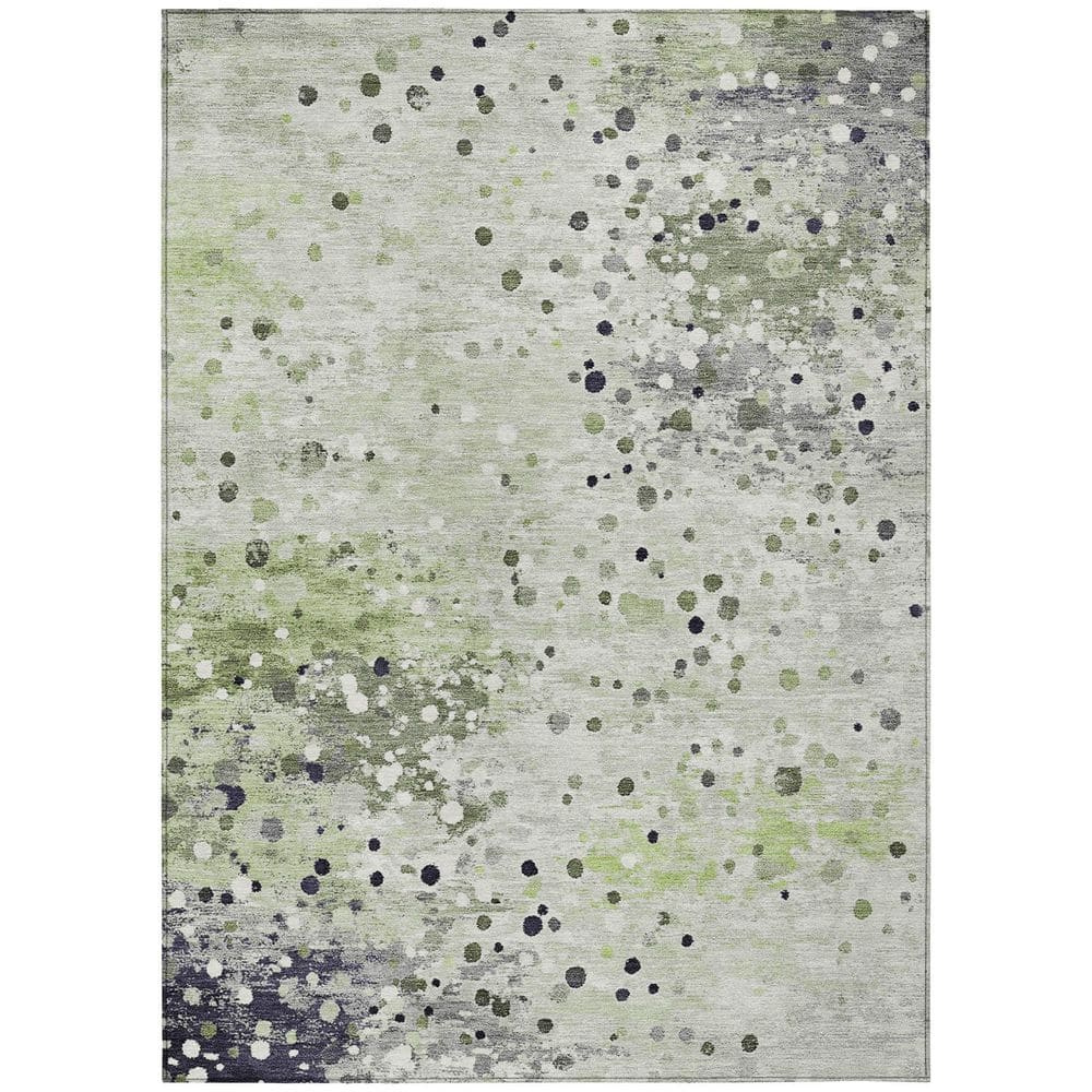 Chantille Machine Washable Indoor/Outdoor Abstract ACN2007 Aloe 3 ft. x 4 ft. Area Rug price history on PriceWatchPro