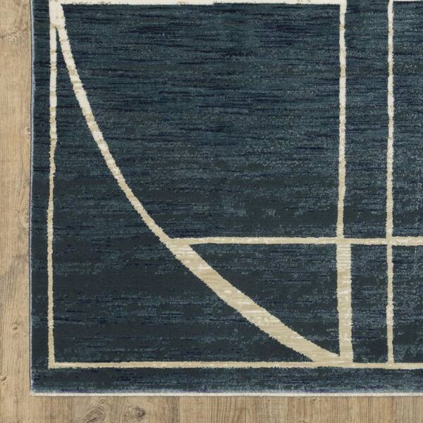 2 X 8 Gray Abstract Washable Area Rug Runner Rug