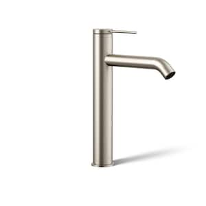 Components Single Hole Single-Handle Tall Sink Bathroom Faucet in Vibrant Brushed Nickel