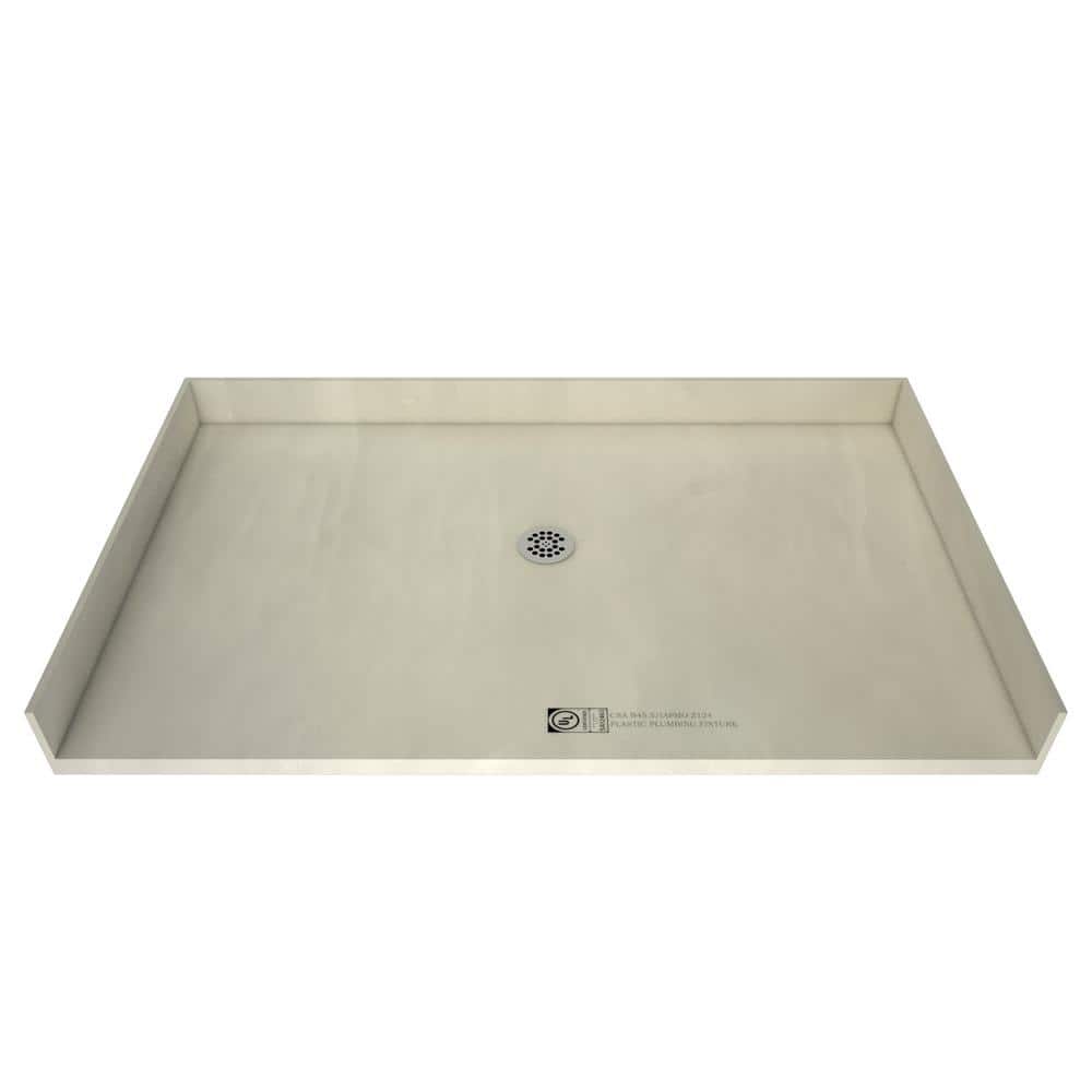 Redi Free 35 in. x 60 in. Barrier Free Shower Base with Center Drain and Polished Chrome Drain Plate price history on PriceWatchPro