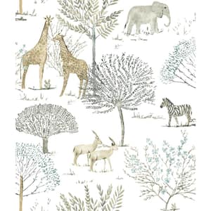 34 sq. ft. On The Savanna Premium Peel and Stick Wallpaper