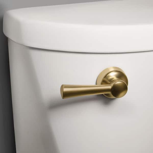 StrongARM Toilet Handle and Lever - Fits Front, Side, Angled, Left, and Right Mount Toilets - Brushed Gold, Simple Style