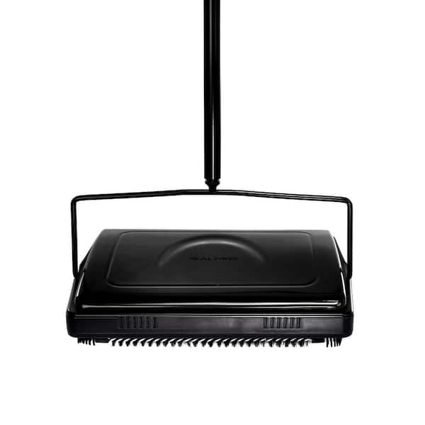 Alpine Industries Commercial 11 in. Cordless Manual Triple Brush