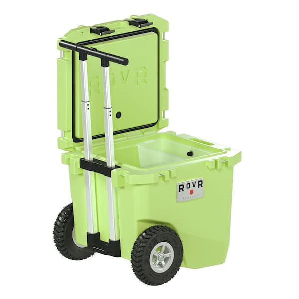 RollR 45 qt. Wheeled Hard Cooler with Telescopic Handle (MATCHA)