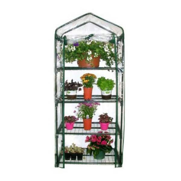 Growing Rack 2.5 ft. W x 1.5 ft. D 4-Tier Rack Shelter