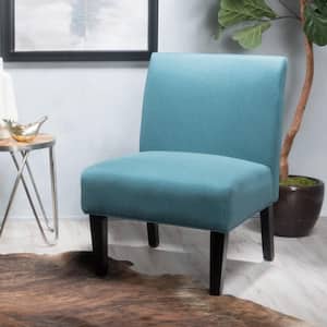 Kassi Dark Teal Fabric Accent Chair