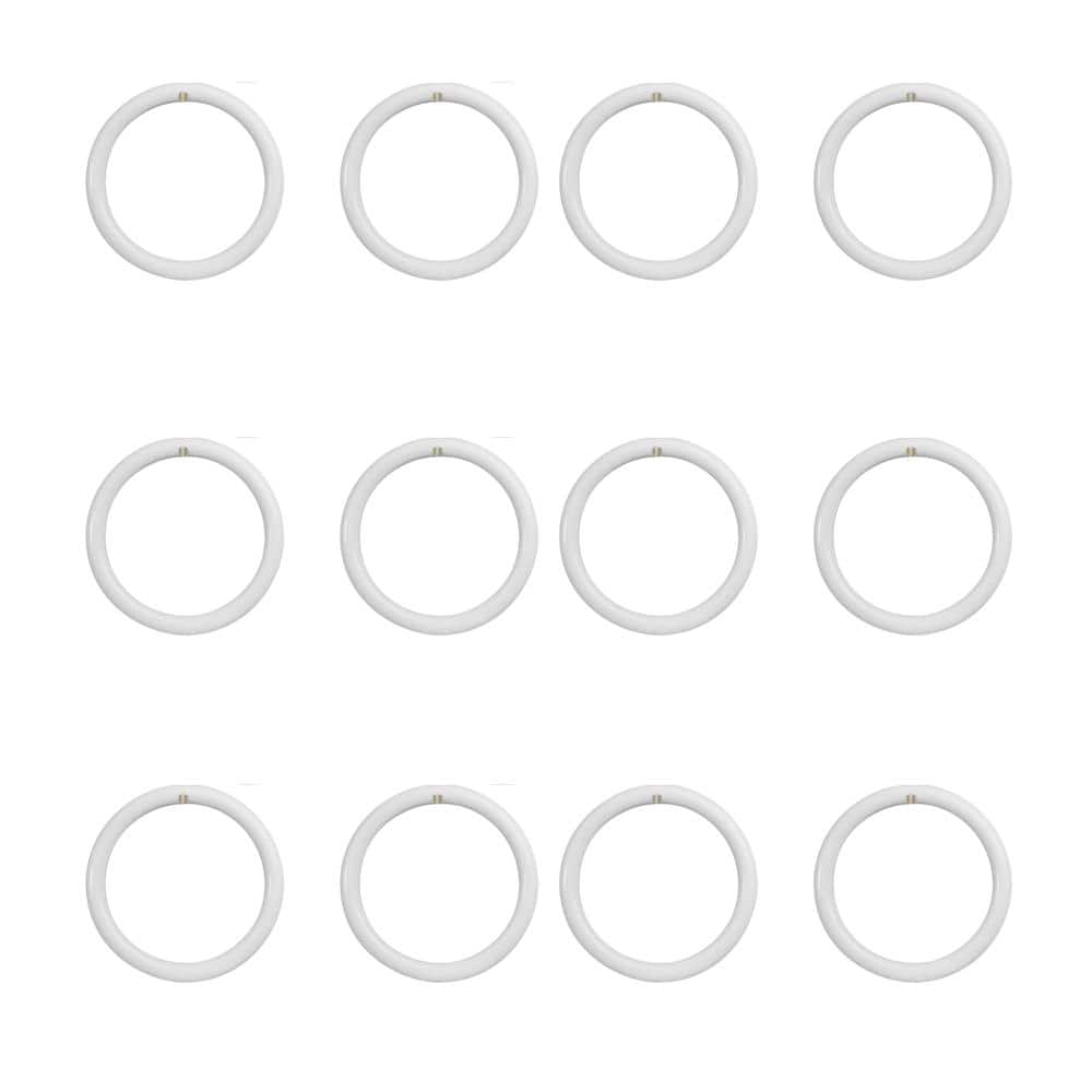20-Watt 12 in. T9 G10q Type A Plug and Play Linear Circline LED Tube Light Bulb, Daylight Deluxe 6500K (12-Pack) price history on PriceWatchPro