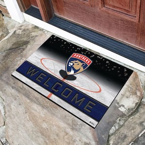 NHL - Florida Panthers 18 in. x 30 in. Rubber Door Mat