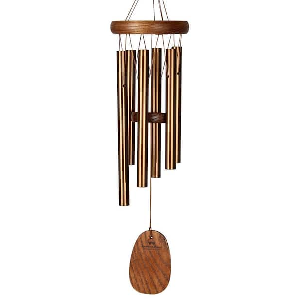 WOODSTOCK CHIMES Signature Collection, Amazing Grace Chime, Small 16 in. Bronze Wind Chime