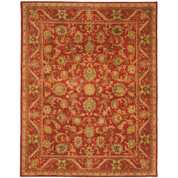 SAFAVIEH Antiquity Red 10 ft. x 14 ft. Border Area Rug