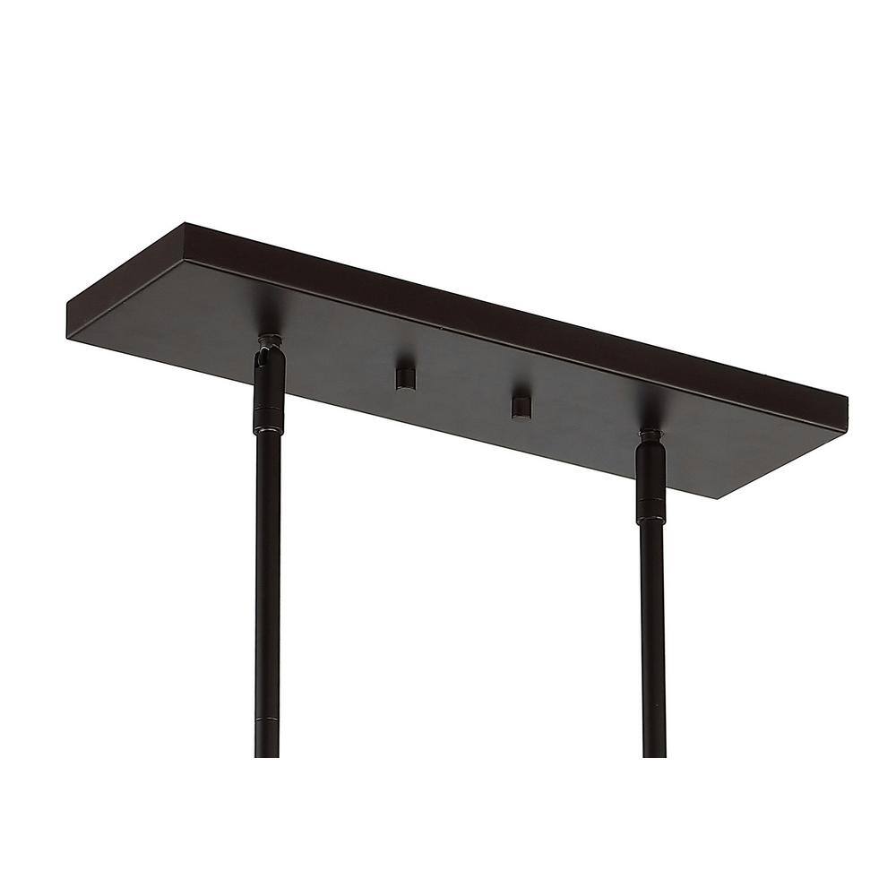 Marion 37.75" Oil-Rubbed Bronze Farmhouse LED Pendant