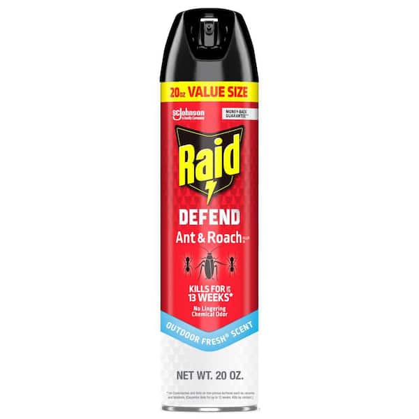 Defend Ant and Roach Insect Killer, Indoor Insecticide, Residual Killing Power, Outdoor Fresh Scent, 20 oz.