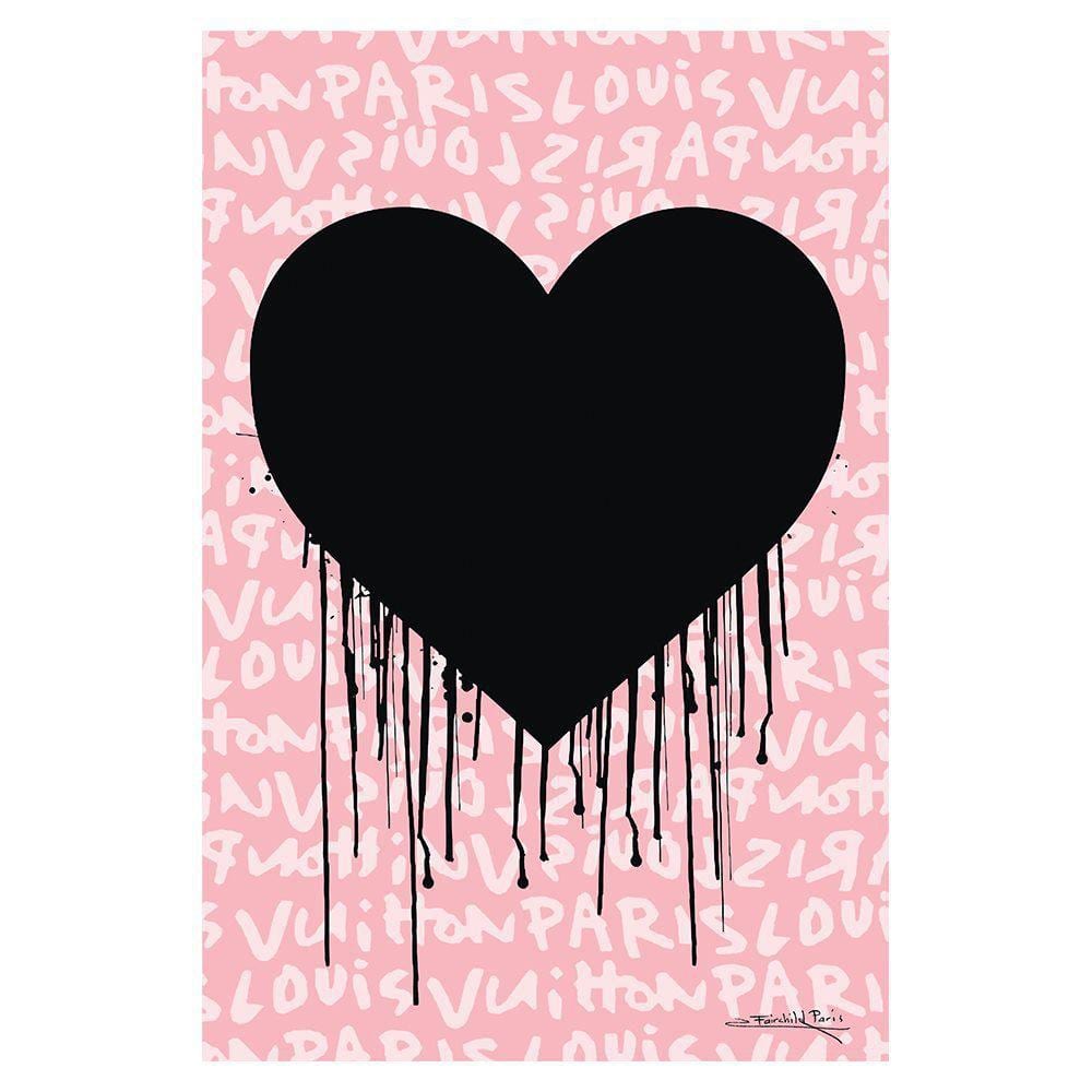 Fashion Dripping Heart by Fairchild Paris 1-Piece Unframed Abstract Poster Art Print 20 in. x 16 in. price history on PriceWatchPro