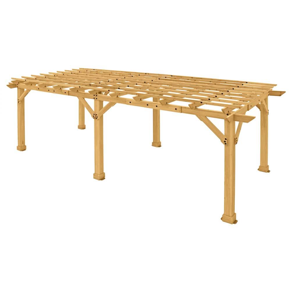 Meridian 10' x 22' Natural Cedar Outdoor Pergola