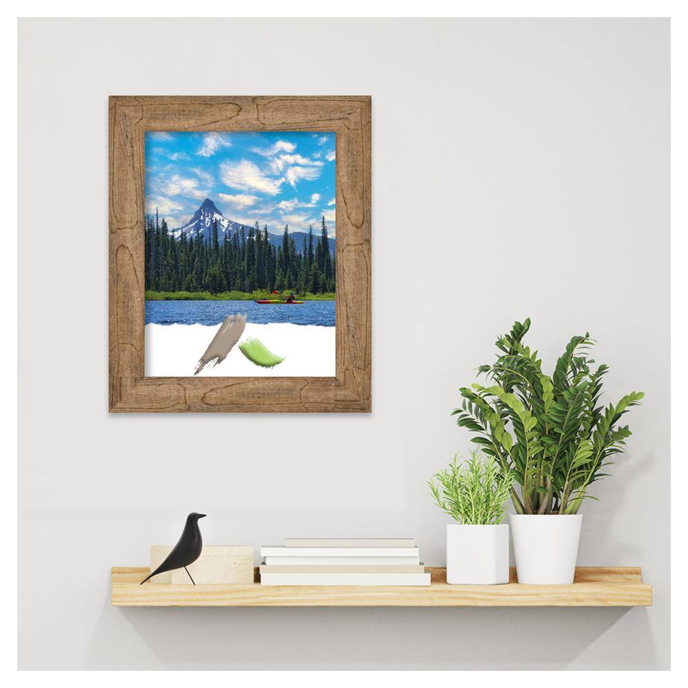Classic 11x14 Owl Brown Wood Wall Picture Frame