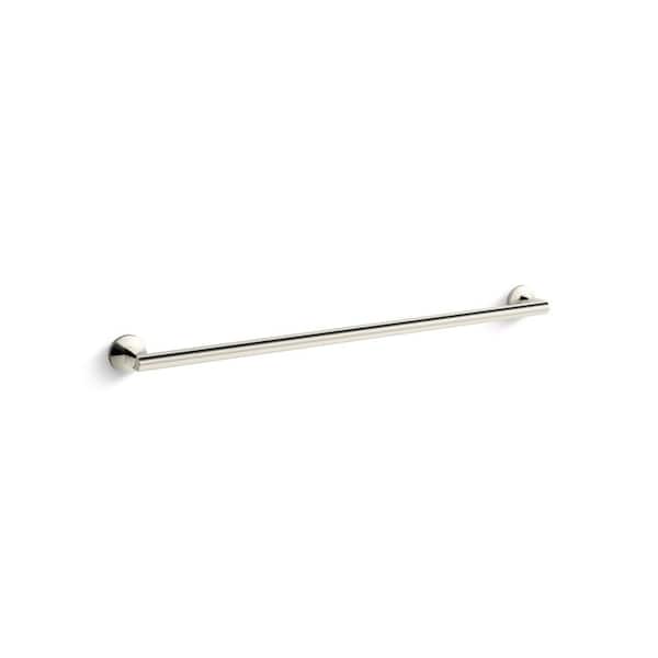 KOHLER Components 30 in. Wall Mounted Towel Bar in Vibrant Polished Nickel