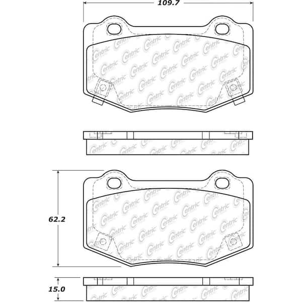 Centric Parts Disc Brake Pad Set