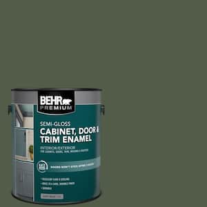 1 gal. #SC-120 Ponderosa Green Semi-Gloss Enamel Interior/Exterior Cabinet, Door & Trim Paint