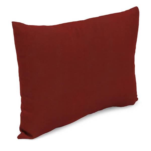 Jordan Manufacturing 20 in. W x 14 in. H x 6 in. T Rectangular Outdoor Lumbar Pillow (2-Pack)