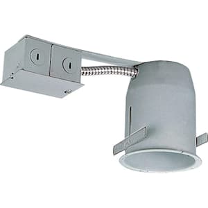 Progress Lighting 4 in. Metallic Remodel Recessed Housing Can, Non-IC