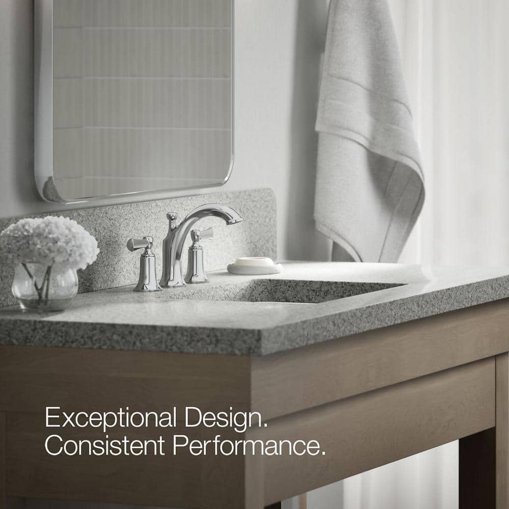 Elliston Classic Polished Chrome 8" Widespread Bathroom Faucet